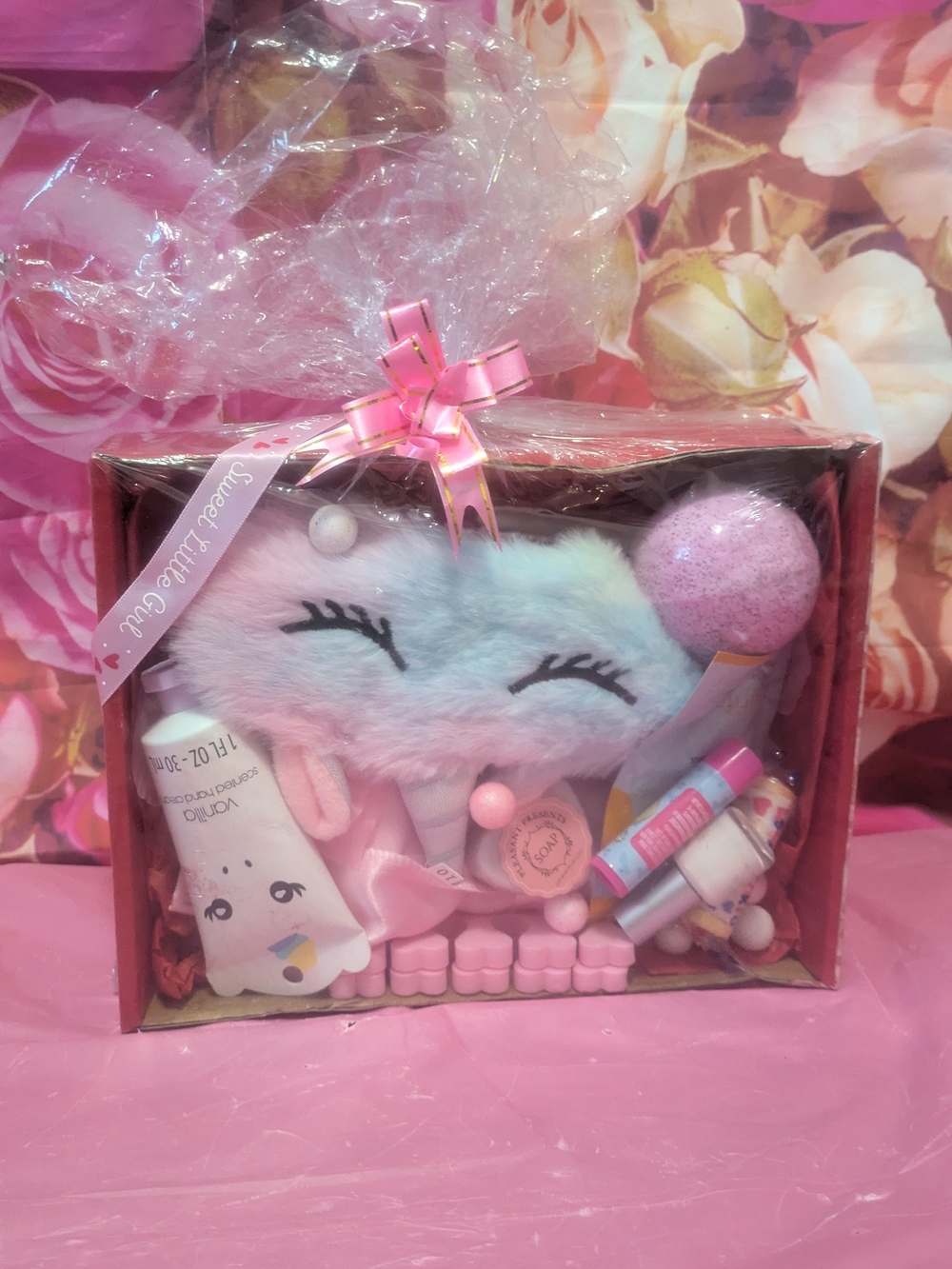 Pink Pastel Spa & Bath Gift Set — Kids Bath & Body